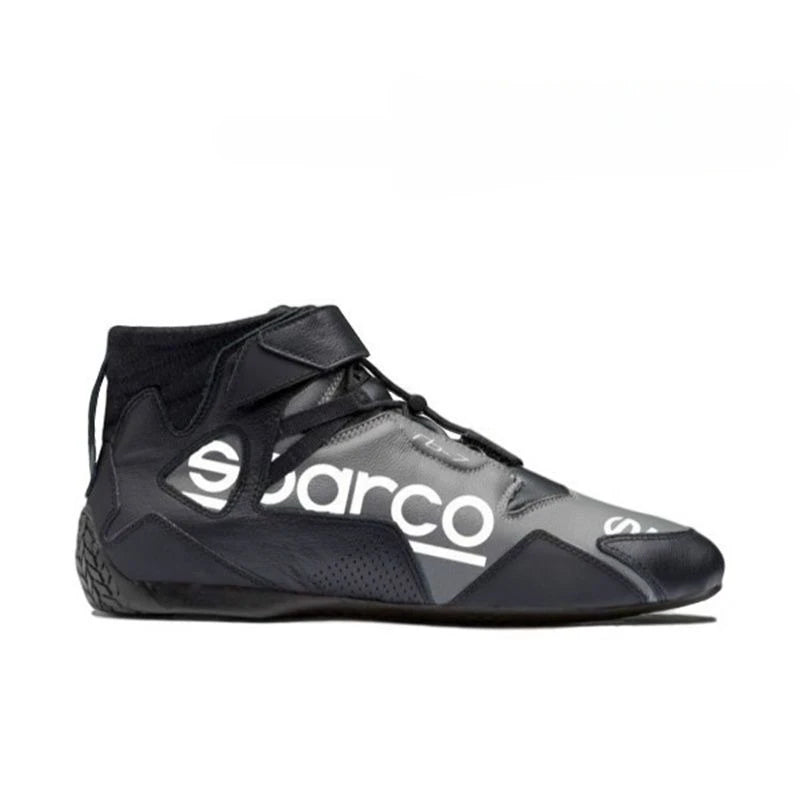 Original Leather Racing Shoes Fireproof Silk Screen Printing,Car Kart Locomotive Leisure Sport Shoe