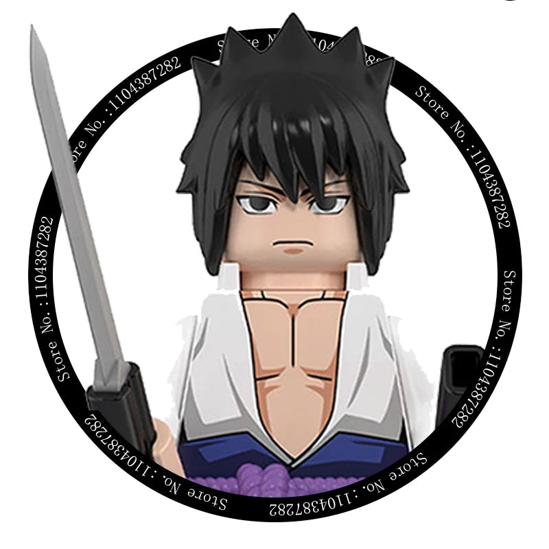 WM6152 Naruto Building Blocks Ootutuki Momoshiki Mitsuki Gaara Namikaze Minato Tobirama Action Figure Accessories For Kids