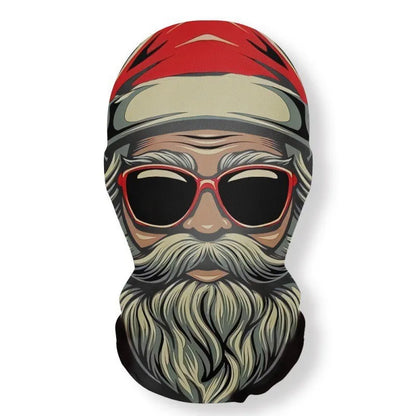 Christmas Series Skull Mask Party Cosplay Santa Claus Elastic Mesh Breathable Full Face Masks Funny Props Balaclava Headcovers