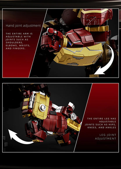 Superheroes MOC Building Blocks Figures 2600+Pcs Marvel Iron Man Mecha Bricks Set Room Ornament DIY Toys Christmas Gifts Adult