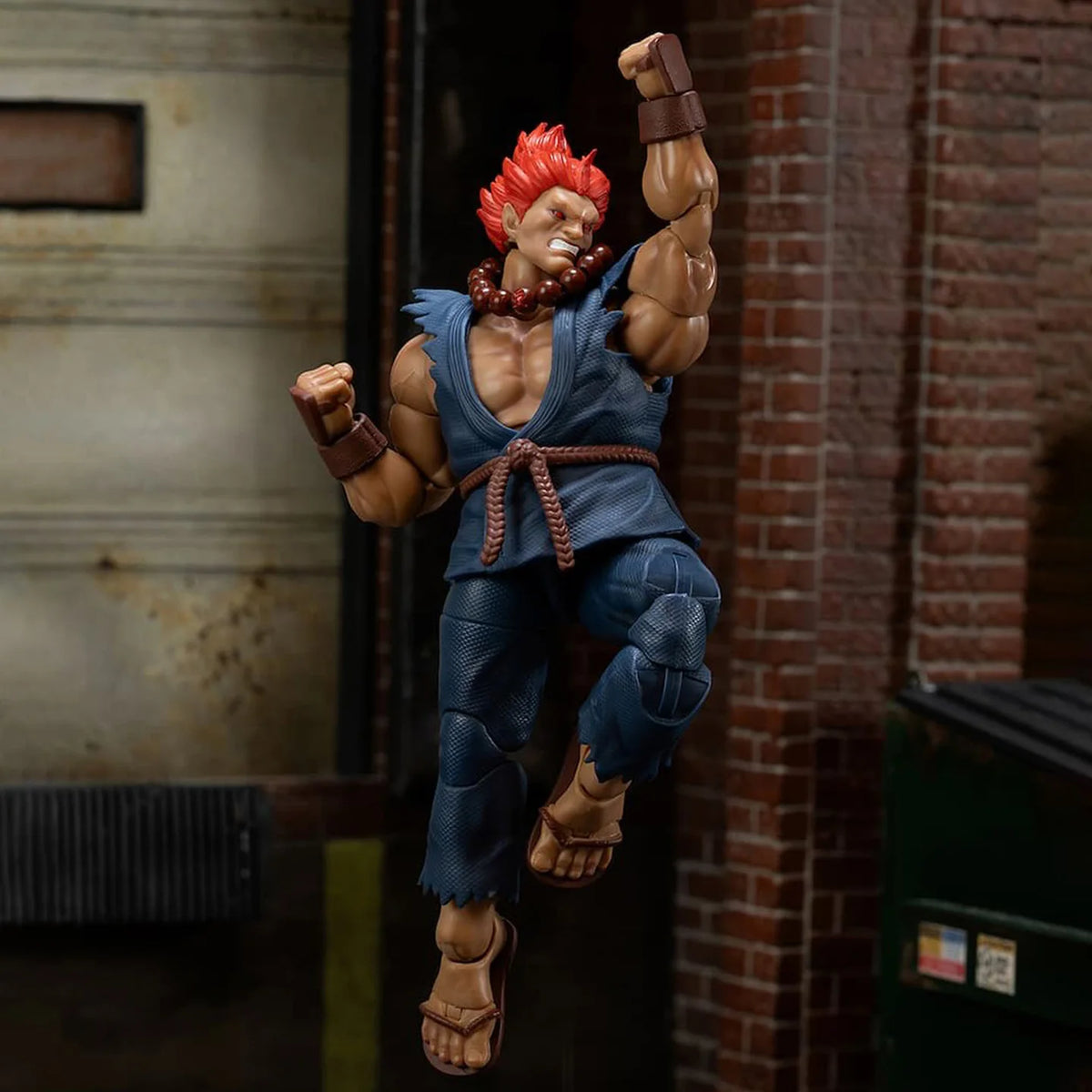 JADA Action Figure Street Fighter Collectible Figures: Akuma Balrog M.Bison Ken Guile Dhalsim ChunLi | Limited Edition ~15-17 CM