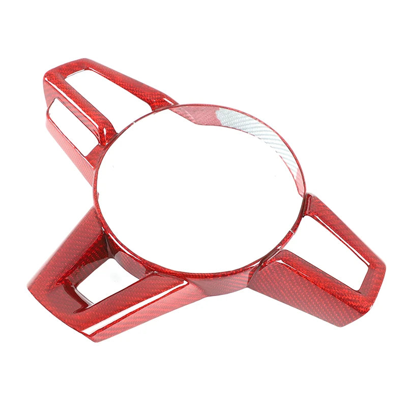For Mazda MX-5 ND 2016-2024 Real Carbon Fiber Car Steering Wheel Decorative Frame Sticker Car Interior Accessories