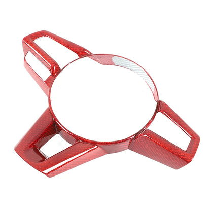 For Mazda MX-5 ND 2016-2024 Real Carbon Fiber Car Steering Wheel Decorative Frame Sticker Car Interior Accessories