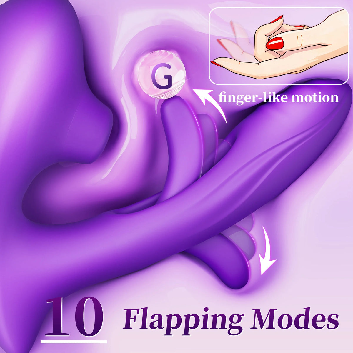 KUSHOR Sucking Vibrator Tapping Flapping Vibrator G Spot Clit Sucker Stimulator Vagina Massager Vibro Adults Sex Toys for Women
