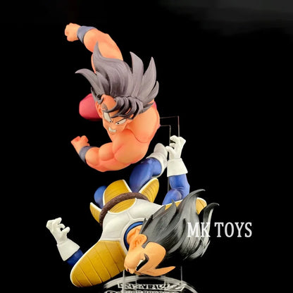 23cm/9.05in Anime Dragon Ball Z Figure Goku Vs Vegeta Action Figures Pvc Collection Model Toys for Children Gifts