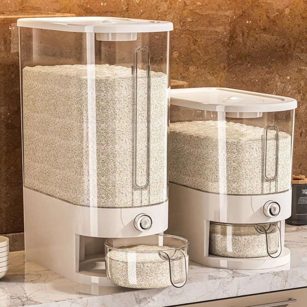 New Insect-proof Rice Storage Container 5/10KG Moisture Proof Dry Food Dispenser Rice Sealed Box Pantry Organization
