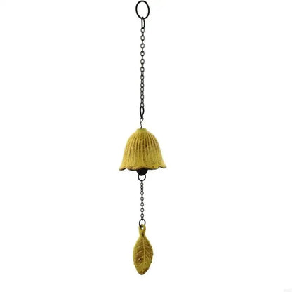 B0KC Japanese Iron Wind Chimes Yard Decor Outdoor Hang Pendants Lucky Temple Bells