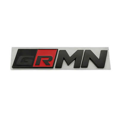 Metal GR SPORT GR MN Racing Car Badge Emblem Decoration Sticker For Toyota Vitz Prius PHV HARRIER MARK X Voxy Noah