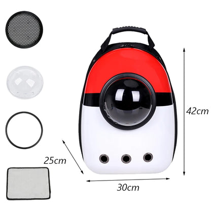 Outdoor Travel Puppy Cat Backpack Carrier Bag Breathable Pet Space Capsule Mascotas Supplies for Cats Goats Transporter Dla Kota