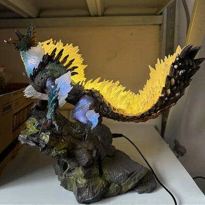 Monster Hunter Action Figure Thunder Wolf Large Size Figure Model Ornaments Box Toys