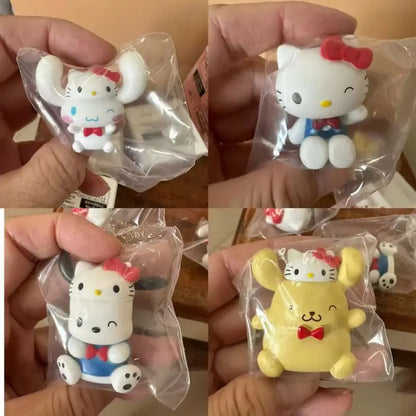 50th Anniversary Blind Box Cute Kt Cat Toy Handmade Kawai Anime Action Figure Kids Trendy Toys Desktop Decoration Festival Gift