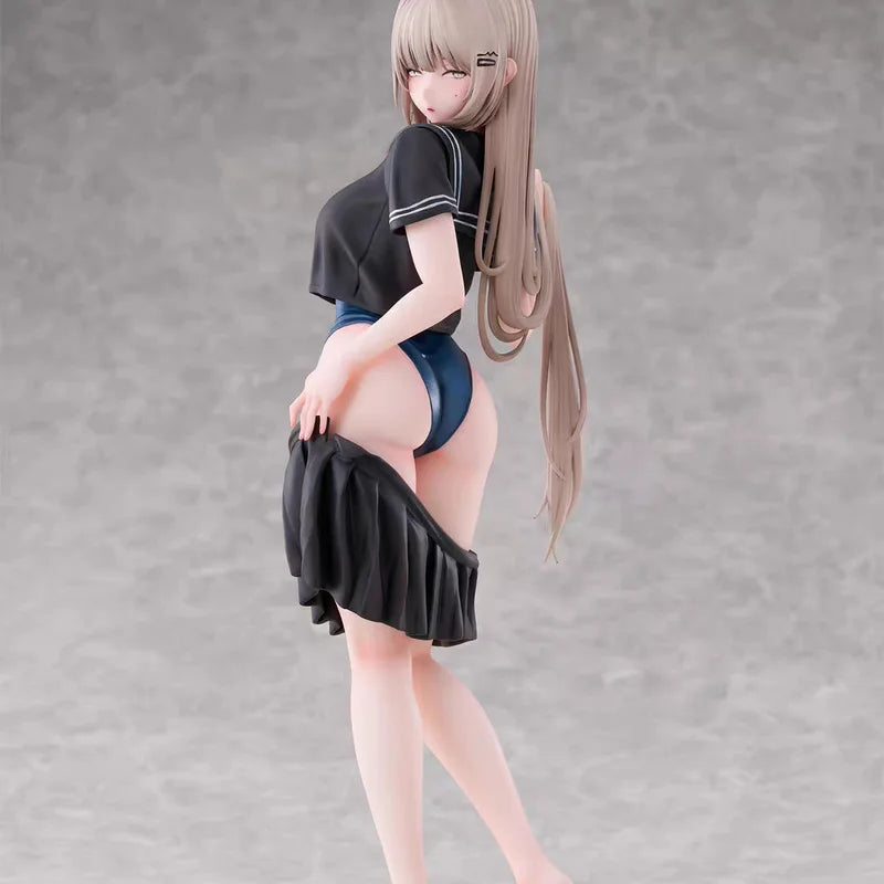 Pool Opening Day Changing Yuzu Gk Resin Garage Kit Anime Beautiful Girl Action Figure Desktop Ornament Collectible Model Gift