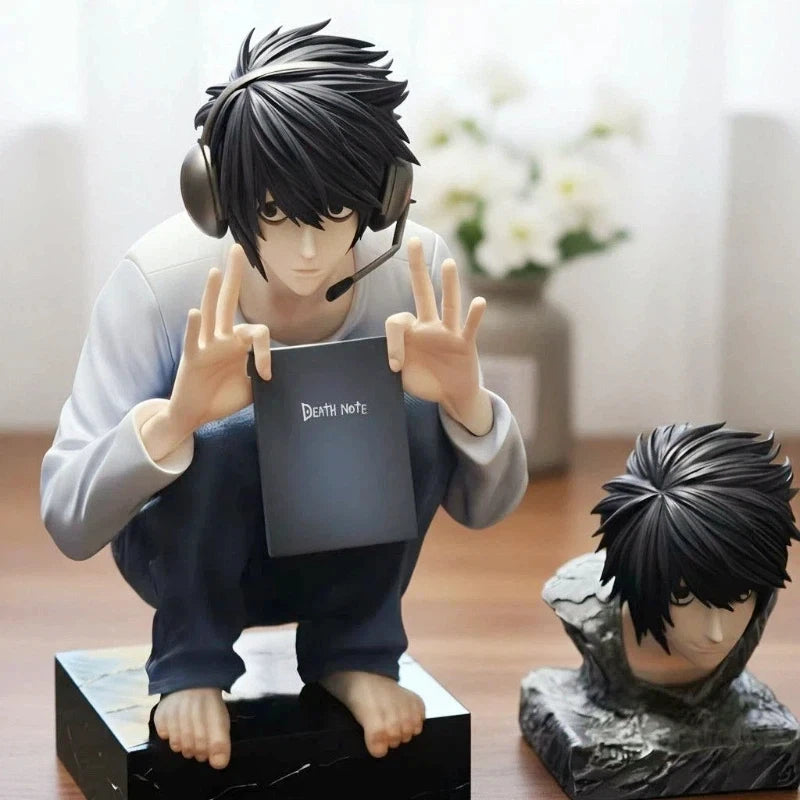 Death Note Anime Figure Yagami Light Action Figures Figurine PVC Doll Desk Decoration Statue Collection Model Birthday Gifts Toy