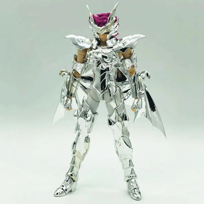 In Stock Ex Saint Seiya Xc Stars Saint Seiya Cloth Myth Ex Marina Scylla Io Pvc Metal Armor Cloth Action Figure Toys blue Silver
