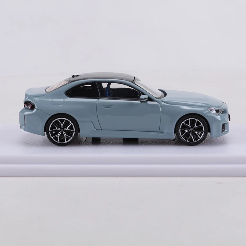 Howie Model 1:64 M2 G87 Gray Alloy Simulation Car Model Toy Collection Display Piece