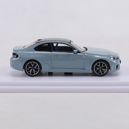 Howie Model 1:64 M2 G87 Gray Alloy Simulation Car Model Toy Collection Display Piece