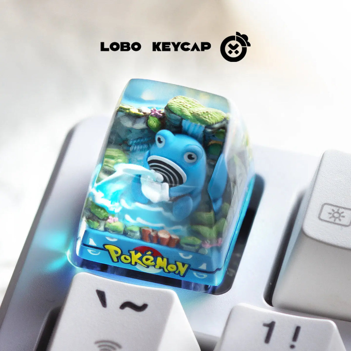 Pokemon Keycap Magikarp Gengar Esc Replace Keycap Resin Anime Kawaii Decor For Mechanical Keyboard Anime Collect Model Toys Gift