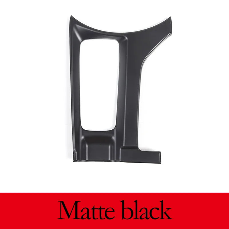 For Mazda MX-5 ND 2016-2023 ABS Carbon Fiber Car Handbrake Panel Frame Central Media Button CoverSticker Accessories