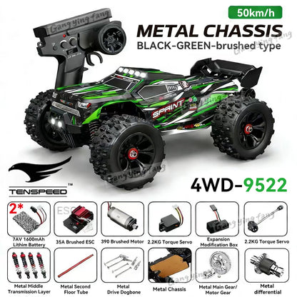 RC Car Brushless 4WD 9522PRO 85KM/H High Speed  Off-Road Drift Remote Control Car 1:16 Professional Racing Cars 9522 50KM/H