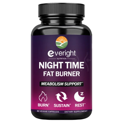 Night Fat Burner - Boost Metabolism, Improve Sleep & Curb Cravings for Effective Weight Loss (Men & Women)