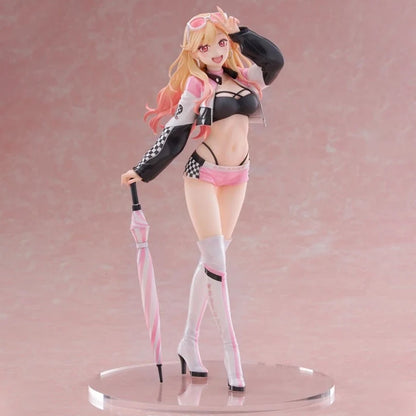23cm My Dress-Up Darling Marin Kitagawa Race Queen Anime Figure Sono Bisque Doll wa Koi wo Suru Action Figure Model Doll Toys