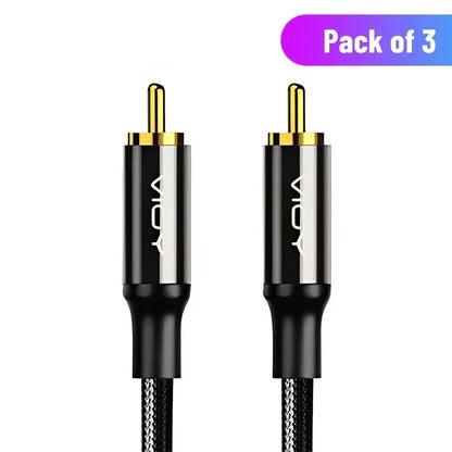 Subwoofer Cables Digital Coaxial Audio Cable HiFi 5.1 SPDIF RCA Male To Male Stereo Audio Cord for Home Theater HD TV Amp