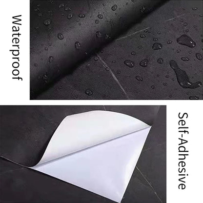 Thick Matte Marble Pattern PVC Self-Adhesive Wallpaper Waterproof Film Furniture Kitchen Countertop Oil-Proof Rock Wall Sticker