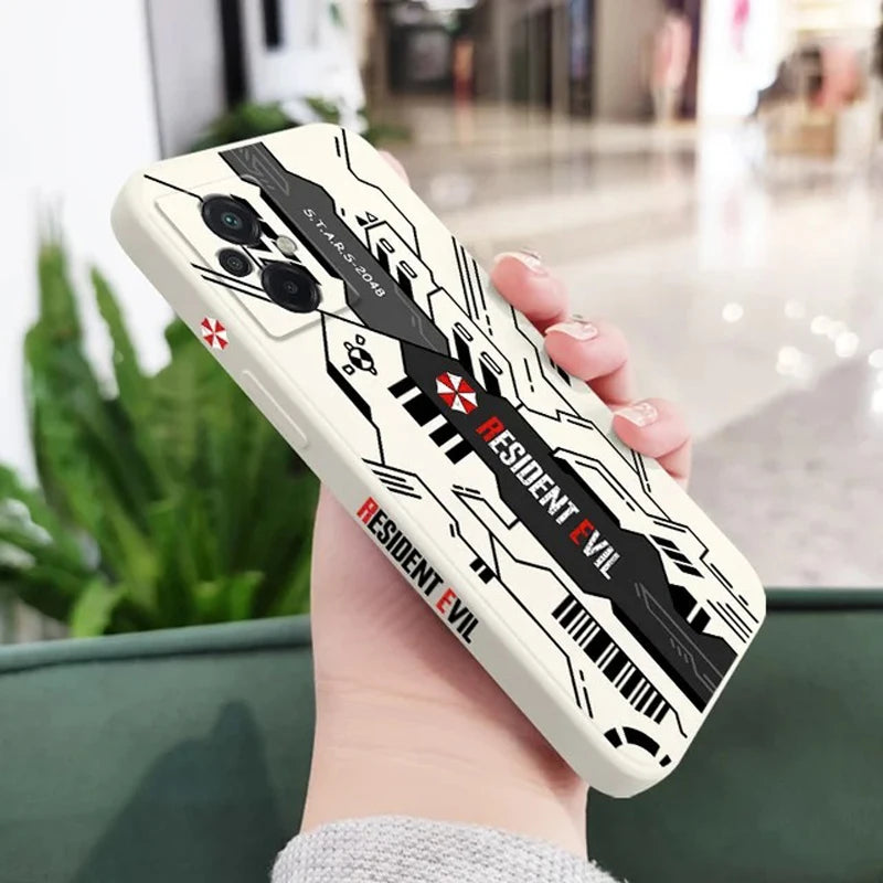 Resident Evil Phone Case For iPhone 16 15 14 13 12 11 Pro Max X XR XS 7 8 Plus Mini SE Back Cover Biohazard Umbrella Corporation