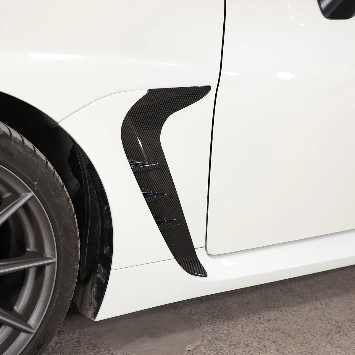 For Subaru BRZ Toyota GR 86 2022-2026 ABS Matt Black Car Fender Side Air Vent Outlet Cover Trim Exterior Car Accessories
