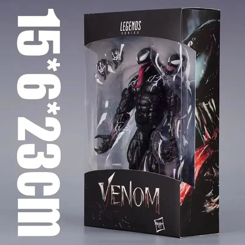 Hot Venom Legends Action Figure Joint Movable Toys Movie Collection Change Face Statue Model Collectible Decorate For Toy Gift