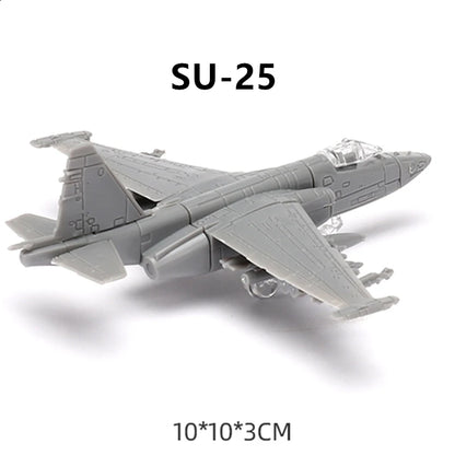 Mini Puzzle Building Toys Desktop Ornaments Soviet MI-24V  Helicopter Gunship Assembly Airplane Plastic Military Model