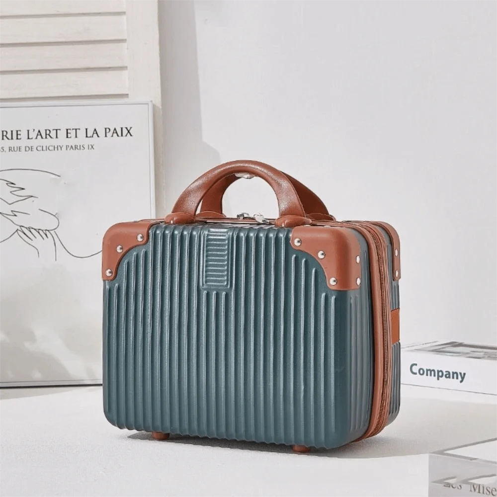 Hot Sales 14 inch Travel Suitcase Mini Travel Cosmetic Box Organizer Hand Makeup Case For Women