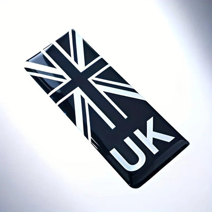 2pcs UK Flag Union GB England Sticker Emblem License Number Plate Sticker Decal Badge Road United Kingdom Union Flag Sticker