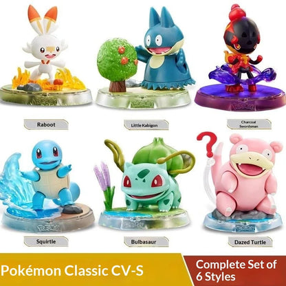 BLOKEES  Pokemon Classic Version S Series 2 Squirtle Bulbasaur Charcadet Assembly Building Block Figure Toy Gift Set