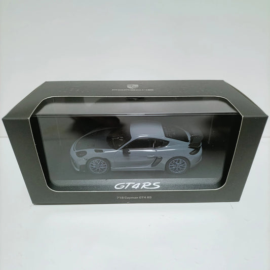 1:43 Scale Diecast Alloy Porsche 718 Cayman GT4 RS Toys Sports Cars Model Classics Nostalgia Adult Gifts Souvenir Static Display
