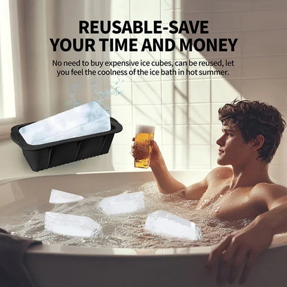 Extra Large Ice Block Mold Large Ice Molds for Water Chiller Cold Plunge,Ice Cube Molds Ice Cube Tray Silicone Molds