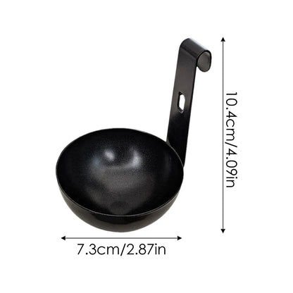 Egg Poacher Stainless Steel Egg Poacher Nonstick Egg Boiling Heating Mold with Hanger Hook Kitchen Steaming Gadgets Tools
