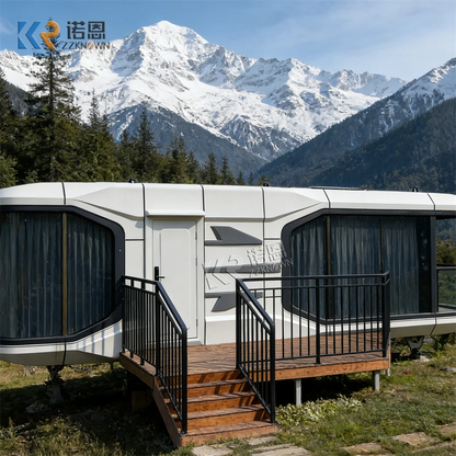 Futuristic Modular Space Capsule House Prefabricated Eco Capsule Home Portable Container House Comfortable Home For Camp