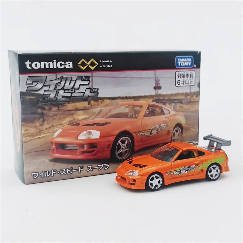 TOMY Initial D AE86 Supra RX7 GTR Alloy Car Diecasts & Toy Vehicles Car Model Miniature Scale Model Car For Children