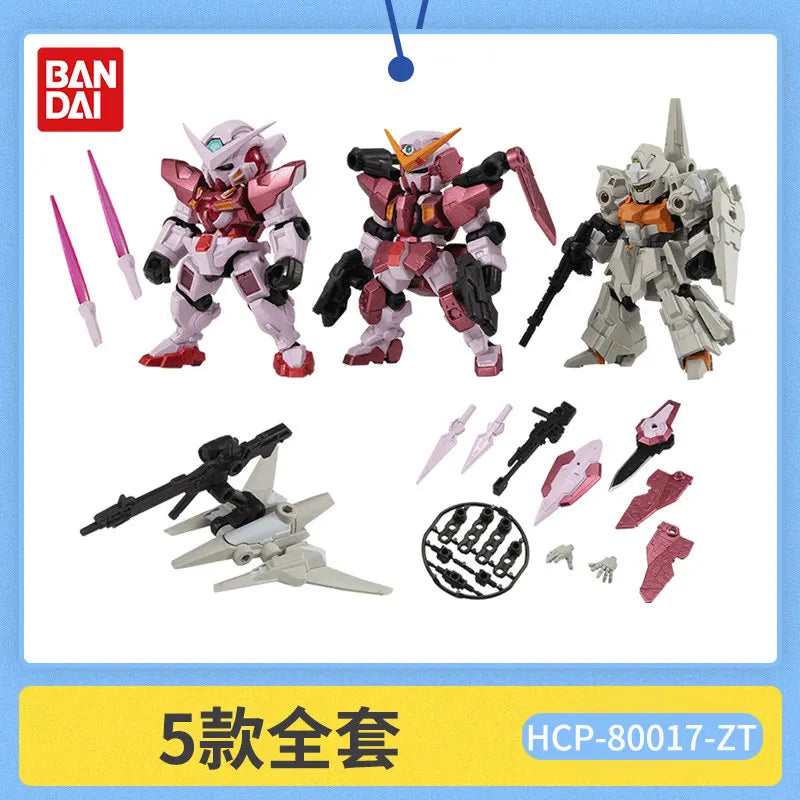 Bandai Gashapon Original Mobile Suit Ensemble (MSE) Gundam RX-78-2 Strike Hi-Nu Wing Astray ZZ Barbatos Assemble Model Kit