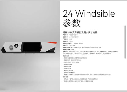 Wind Tunnel Machine 1:64 Small Scale Car Model Desktop Wind Tunnel Vehicle Model Aerodynamic Test