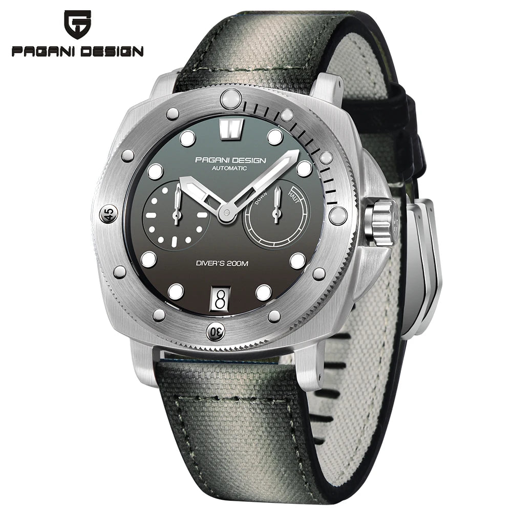 PAGANI DESIGN Mechanical Wristwatches Sapphire Glass AR coating luxury Mens watch Brand CAL.2C10 Movement Men's Watches PD1767
