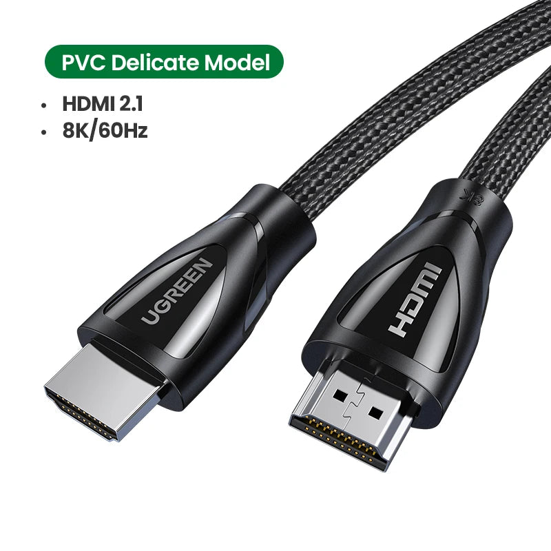 UGREEN 8K HDMI-Compatible Cable for Xiaomi TV Box PS5 Ultra High Speed Certified 8K@60Hz Cable 48Gbps eARC Dolby Vision