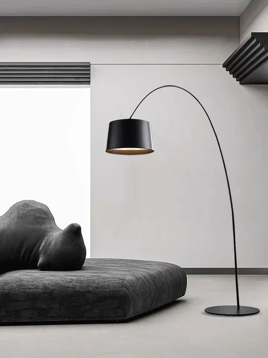 Modern Minimalist Led Floor Lamps Nordic Arc Living Room Sofa Stand Light Bedroom Bedside Lamp Decoration Home Lighting Fixtures