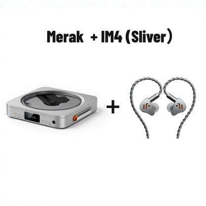 Fosi Audio Merak HiFi CD Player with Remote CS43131 DAC 210MW *2 Headphone Amp Supports USB Ripping USB Drive Input