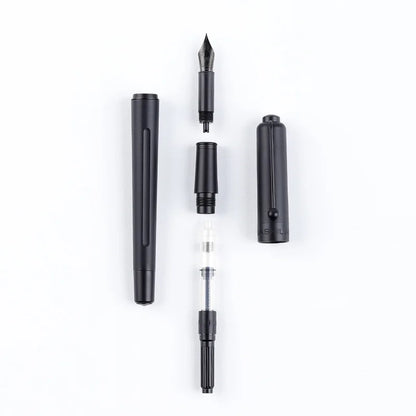 Luxury Titanium Nib Fountain Pen Writing Signing Calligraphy Pens Gift Office Stationery Supplies