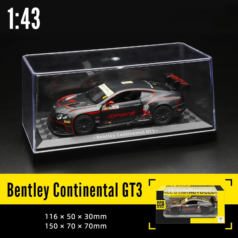 CCA MSZ 1:36~1:47 Lamborghini Aventador SVJ 63 Maserati Land Rover Guard BMW Benz Car Model With Helmet Acrylic Box Alloy Car