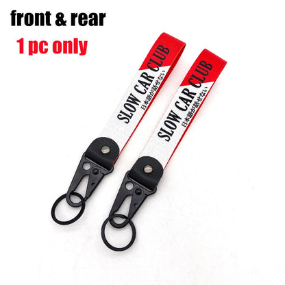 Newest Japanese JDM Modified Culture Seal Eagle Beak Clasp Wrist with Key Clasp Keychain Key Ring For Lonely Driver