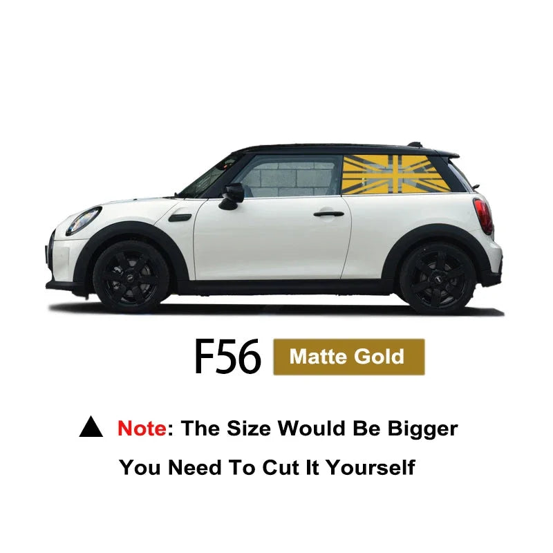 Car Decoration Vinyl Window Sticker Union Jack DIY Decal For MINI Cooper R60 R56 F56 F55 F57 F60 F54 Auto Styling Accessories