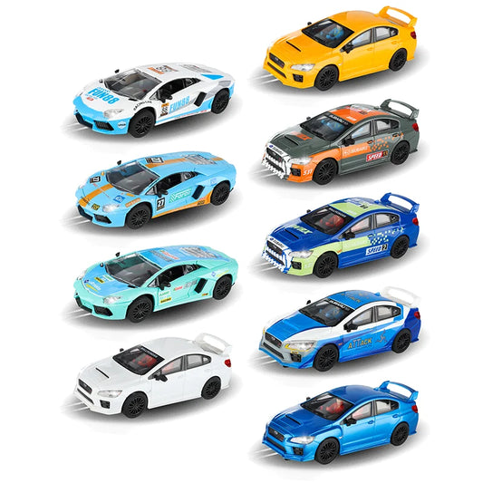 Slot Car 1:32 Scale AGM Aventador WRX STI  For Scalextric Carrera Evolution & Most 1 32 Race Tracks Cars Toy Analog Cars Adults